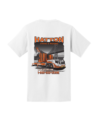 Hatton 6400 - White Pocket Tee  image thumbnail