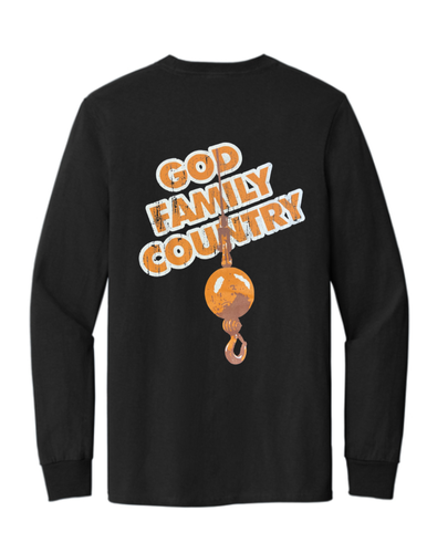 GFC Anchor - Black Long Sleeve Pocket Tee image thumbnail