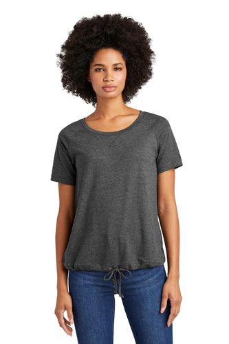 New Era Ladies Tri-Blend Performance Cinch Tee.  image thumbnail