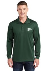 Image of Sport-Tek Long Sleeve Micropique Sport-Wick Polo