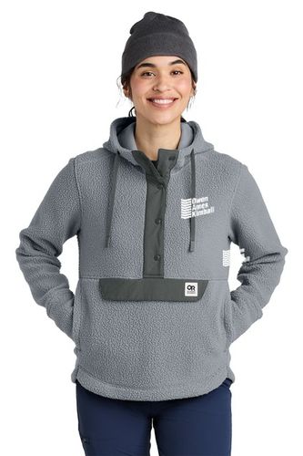 LIMITED EDITION Outdoor Research Women's Packwood Fleece Pullover Hoodie image thumbnail