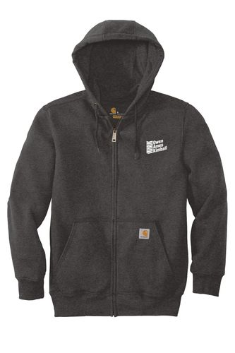 Carhartt Rain Defender Paxton Heavyweight Hooded Zip-Front Sweatshirt. image thumbnail