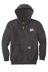 Image of Carhartt Rain Defender Paxton Heavyweight Hooded Zip-Front Sweatshirt.