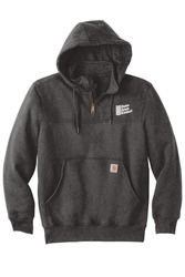 Image of Carhartt Rain Defender Paxton Heavyweight Hooded Zip Mock Sweatshirt