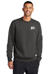 Image of Nike Club Fleece Sleeve Swoosh Crew