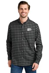 Image of Eddie Bauer Long Sleeve Favorite Flannel Plaid Shirt