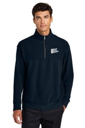 Image of Mercer+Mettle Linear Texture 1/4-Zip MM3040