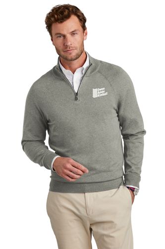 Brooks Brothers Cotton Stretch 1/4-Zip Sweater image thumbnail