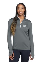 Image of Nike Golf Ladies Dri-FIT Stretch 1/2-Zip Cover-Up