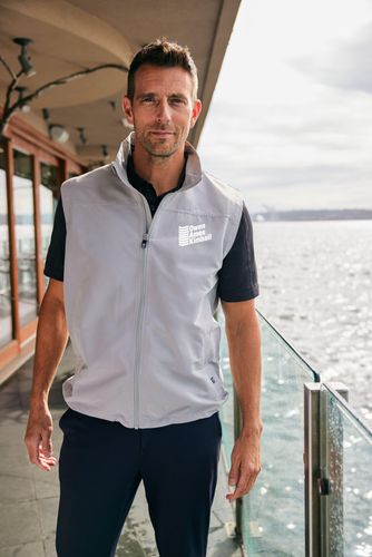 Cutter & Buck Charter Eco Recycled Mens Full-Zip Vest image thumbnail