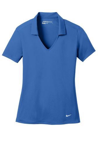 Nike Ladies Dri-FIT Vertical Mesh Polo  image thumbnail