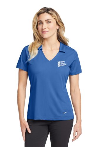 Nike Ladies Dri-FIT Vertical Mesh Polo  image thumbnail
