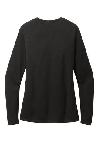 District Women's Perfect Blend CVC Long Sleeve Tee   image thumbnail