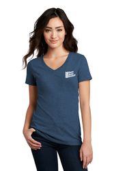Image of District Women's Perfect Blend CVC V-Neck Tee.