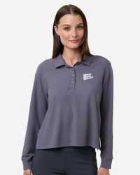 Image of Women's Beyond Long Sleeve Loose Polo