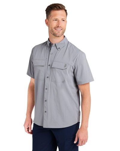 HUK Men's Creekbed Short Sleeve Shirt H150183.444 image thumbnail
