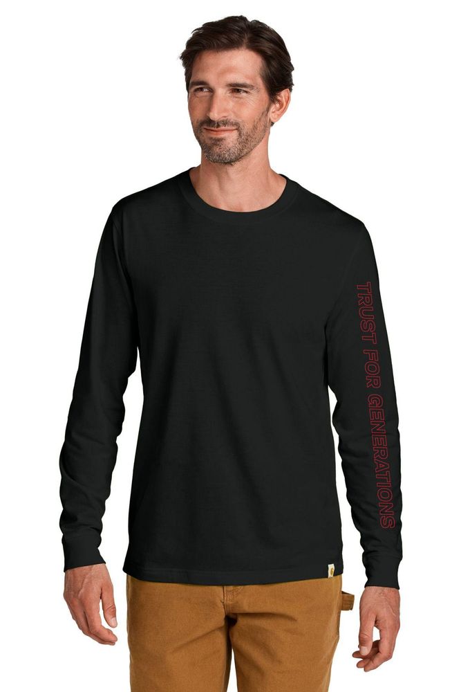 Carhartt Long Sleeve T-Shirt (Trust for Generations - Red Logo) CT106921.446 primary image