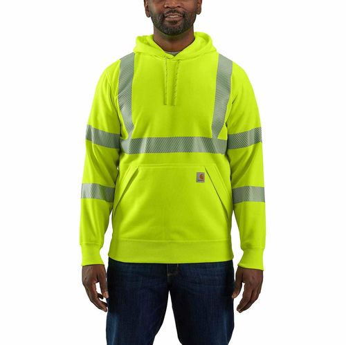 Carhartt High-Visibility Rain Defender® Hooded Class 3 Sweatshirt  104987.446 image thumbnail