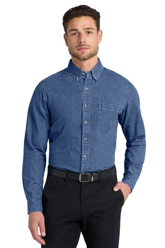 Port Authority Heavyweight Denim Shirt. S100.444 image thumbnail