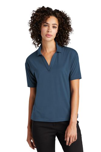 MERCER+METTLE Women's Stretch Jersey Polo MM1015.444 image thumbnail