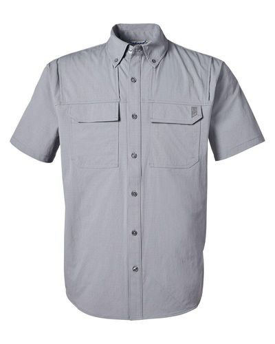Gillies Creek HUK Men's Creekbed Short Sleeve Shirt H150183.444 image thumbnail