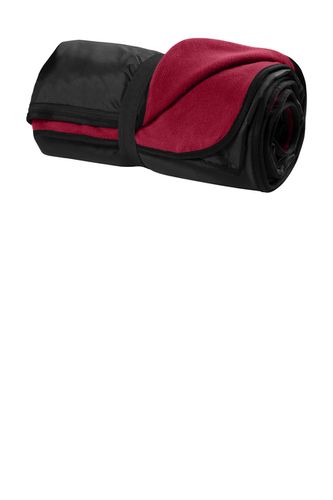 Port Authority® Fleece & Poly Travel Blanket TB850.444 image thumbnail