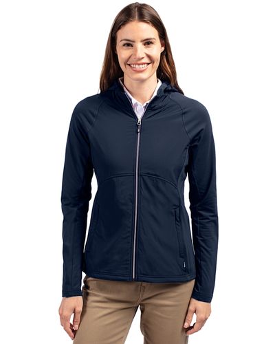 Cutter & Buck Adapt Recycled Soft Knit Stretch Womens Hybrid Full Zip Jacket LCC00008.444 image thumbnail