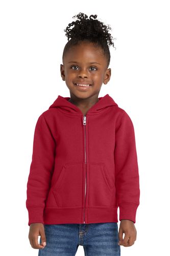 Port & Co Toddler Core Fleece Full-Zip Hooded Sweatshirt. CAR78TZH.444 image thumbnail