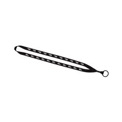 Image of 1/2" Polyester Lanyard with Metal Crimp & Split-Ring