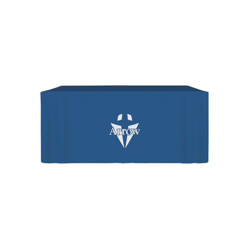ARROW - 6' Fitted Open-Back Full-Color Table Throw image thumbnail