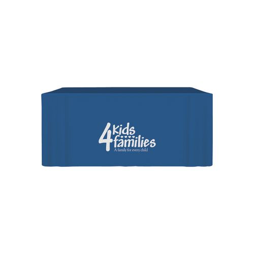 4Kids - 6' Fitted Open-Back Full-Color Table Throw image thumbnail