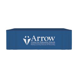 Image of 8' Fitted Full-Color Table Throw