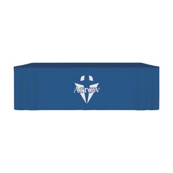 Image of 8' Fitted Full-Color Table Throw