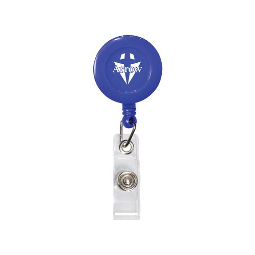 ARROW - Retractable Badge Reel with Rotating Bull Dog Clip image thumbnail