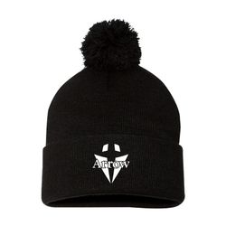 Image of 12" Pom-Pom Cuffed Beanie