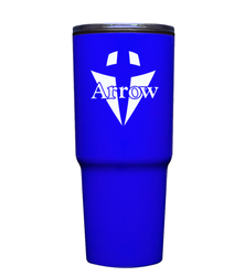 Image of ARROW - 32 oz. Barton Plastic Double Wall Travel Mugs