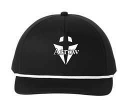 Image of Port Authority® Snapback Five-Panel Rope Cap