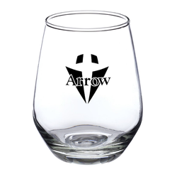 Image of 12 oz Silicia Stemless Wine Glasses
