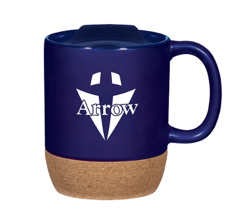 14 Oz. Cork Base Ceramic Mug image thumbnail