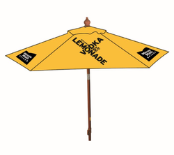 Image of 7' Market Umbrella - Lemonade Vodka