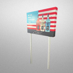 Image of Pole Topper RWB Display