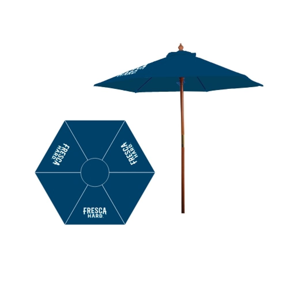7' Market Umbrella - Fresca Hard primary image