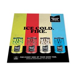 Image of Floor Decal 18" x 24" - 200 mL Cans