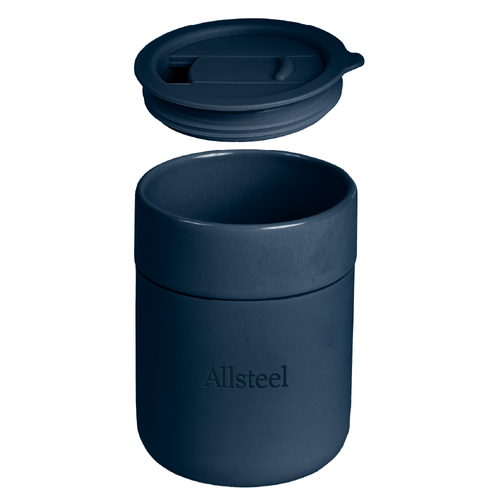 Ceramic and Silicone Mug - 10 oz. - Navy Blue image thumbnail