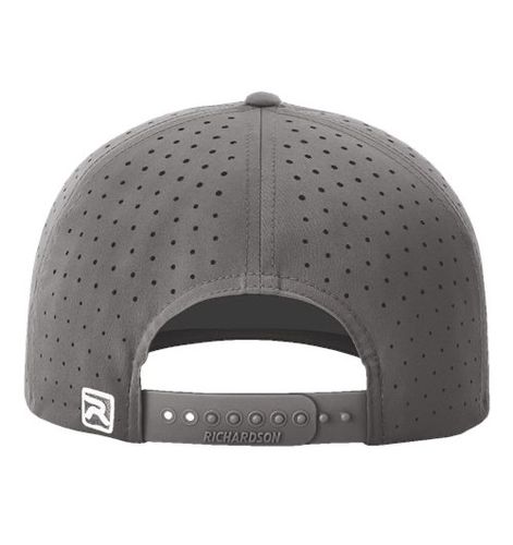 Cap grey Richardson Laser Perf R-Flex with Silicone Applique image thumbnail