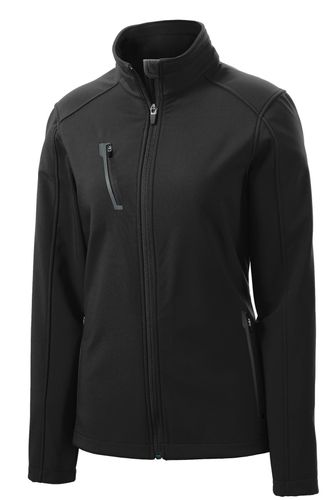 Port Authority Ladies Welded Soft Shell Jacket. L324 image thumbnail