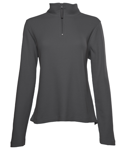 Women’s Lightweight Waffle Quarter Zip Pullover image thumbnail