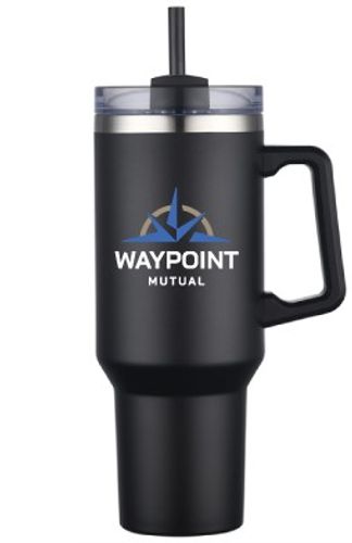 Waypoint Mutual 40oz Sip Tek Vacuum Mug with Straw image thumbnail
