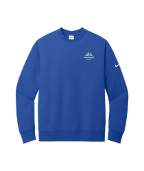 Image of Nike Club Fleece Sleeve Swoosh Crew NKFD9863