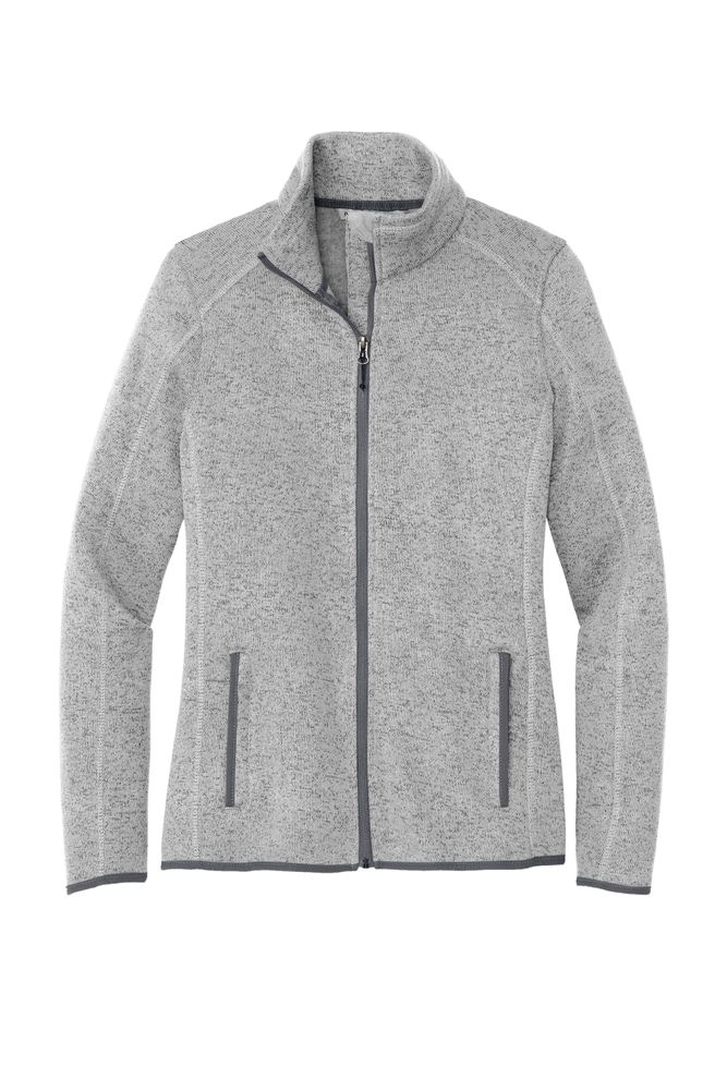 Port Authority Ladies Sweater Fleece Jacket. L232 primary image